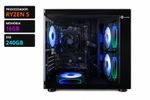 Kit Computador AM4 Ryzen 5 4650G, 16gb, SSD 240, Gabinete Gamer, ATX 250w