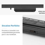 Bateria Positivo 11.1v 49w 4400mAh S4100 S3200i S3490 S3970 S4000 W540BAT-6 6-87-W540S-427 6-87-W540S-4W41-P (BB11-NA018