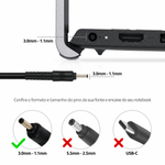Fonte Carregador Acer 19v 65w 3.42a Plug 3.0mm x 1.1mm (BB20-AC19-3)
