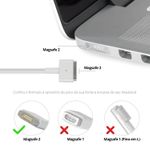 Fonte Carregador Apple Macbook 20v 85w 4.25a A1425 A1398 A1424 Mag 2T (BB20-AP85-M2)