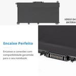 Bateria Hp 11.55v 39Wh 3400/3700mAh 3 celulas HSTNN DB8S 14s-be102TX TF03XL TPN-Q191 14s-be100TX 14s-be101TX BL321 (BB11