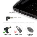 Fonte Carregador Avell Mob A52 19v 120w 6.32a Plug 5.5mmx2.5mm