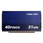 Tela 13.3  HD 40p 1366x768C/ Abas Slim Com Brilho (B133XW01) (LTN133AT28-B01)