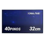 Tela 14.0 HD 40p 1366X768 S/ Abas Grossa Brilhante (N140BGE L23) (LP140WH1-TLA2 )