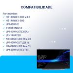 Tela 14.0 HD 40P 1366X768 C/ Abas Slim LP140WH2 (B140XW02-V.1)
