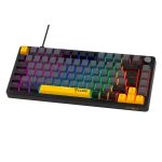 Teclado Desktop Mecânico C/ Fio Azimut Echo 75% Cinza/Preto Clanm