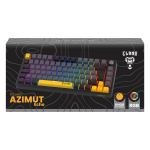 Teclado Desktop Mecânico C/ Fio Azimut Echo 75% Cinza/Preto Clanm