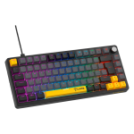 Teclado Desktop Mecânico C/ Fio Azimut Echo 75% Cinza/Preto Clanm
