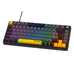 Teclado Desktop Mecânico C/ Fio Azimut Echo 75% Cinza/Preto Clanm