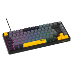 Teclado Desktop Mecânico C/ Fio Azimut Echo 75% Cinza/Preto Clanm