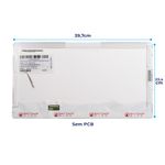 Tela 17.3 HD 40p 1600X900 LED Grossa Conector Inferior Esquerdo (N173FGE L23) LTN173KT03