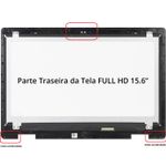 Tela 15.6 Full HD 40p 1920X1080 Touch IPS Borda Redonda (LP156WF7-SPEC) B156HAB01.0 LP156WF7(SP)(EC) Dell 7579 i7579