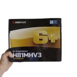 Placa Mae LGA 1150 DDR3 H81MV3 HDMI VGA M-ATX Ge 4 e 5 Biostar