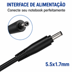 Fonte Carregador Acer/Avell/Asus/Lenovo/Note Gamer 19.5v 330w 16.92a Plug 5.5mmx1.7mm