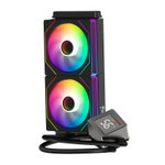 Water Cooler 240mm ICE WIND C/Display ARGB CLANM Preto
