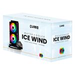Water Cooler 240mm ICE WIND C/Display ARGB CLANM Preto