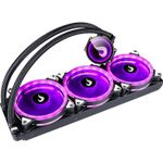 Water Cooler Rise Mode Black 360mm ARGB Intel AMD Preto - Semi