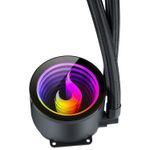 Water Cooler Rise Mode Black 360mm ARGB Intel AMD Preto - Semi