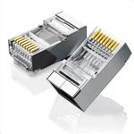 Conector Rj45 Cat6 Blindado Exbom