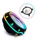 Cooler CPU LGA775/115X/1200/1366/1700 AM4 CP-M600 RGB LED Exbom