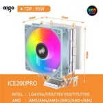 Cooler CPU LGA 775 1156 1155 1151 1150 1200 1700 AM5 AM4 Aigo ICE 200 Pro Branco