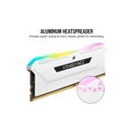Memoria Desktop DDR4 32GB (2x16gb) 3600mhz Corsair Vengeance Pro SL Branco RGB