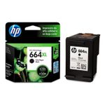 Tinta Cartucho HP 664XL Preto 8,5ml