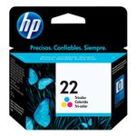 Tinta Cartucho HP 22 C9352A Tricolor 5ml
