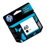 Tinta Cartucho HP 60 CC640WL Preto 4ml