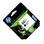 Tinta Cartucho HP 60 XL Preto 12ml