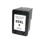 Tinta Cartucho HP 60 XL Preto 12ml