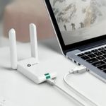 Adaptador Wireless 300Mbps 2.4Ghz Usb 2.0g C/Antenas TL-WN822N Tp-link Branco
