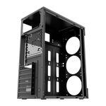 Gabinete Gamer Smog Mid Tower S/Fan Preto Clanm
