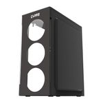 Gabinete Gamer Smog Mid Tower S/Fan Preto Clanm