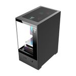 Gabinete Gamer Night Megalon Com 3 Fans Micro-ATX Preto Clanm