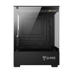Gabinete Gamer Night Megalon Com 3 Fans Micro-ATX Preto Clanm