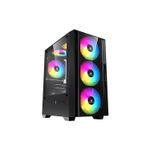 Gabinete Gamer Stratus Glass Micro-ATX ITX Preto Acegeek S/Fan