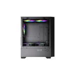 Gabinete Gamer Stratus Glass Micro-ATX ITX Preto Acegeek S/Fan