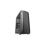 Gabinete Aigo Darkflash Leo Preto S/ FAN, Lateral Vidro