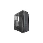 Gabinete Aigo Darkflash Leo Preto S/ FAN, Lateral Vidro