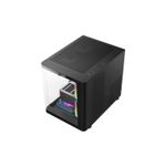 Gabinete Gamer Night Rodan Com 5 Fans Micro-ATX Preto Clanm