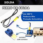 Estação De Solda Retrabalho Soprador Ar Quente 886D Yaxun