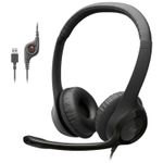 Fone de Ouvido Headset Logitch H390 c/fio c/ microfone