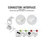 Fan Ventoinha AIgo-AR12PRO Ventilador Computador ARGB 3pin PWM CPU 12cm Branco