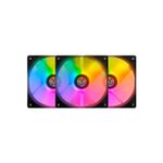 Fans Ventoinha Rainbow Striker Target Ventilador Kit c/ 3