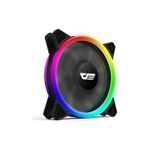 Fans Ventoinha Dark Flash Aura Ventilador ARGB C/Controladora DR12 PRO Kit c/ 3