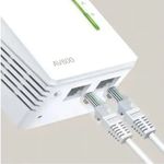 Repetidor De Sinal Wi-fi PowerLine Av600 TL-WPA4220 TKIT C/3 Tp-link