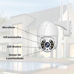 Camera IP Speed Dome 2mp 60m 1080p Full Hd Wifi 2.4 Ghz C/microfone ICSEE S/CX