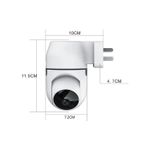 Camera IP Speed Dome 2mp 25m 1080p Wifi Visão Panorama Yoosee estilo Tomada