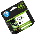 Tinta Cartucho HP 667XL Preto 8,5ml